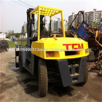 used tcm forklift fd100 10 ton for sale, japanese tcm diesel forklift 10 ton